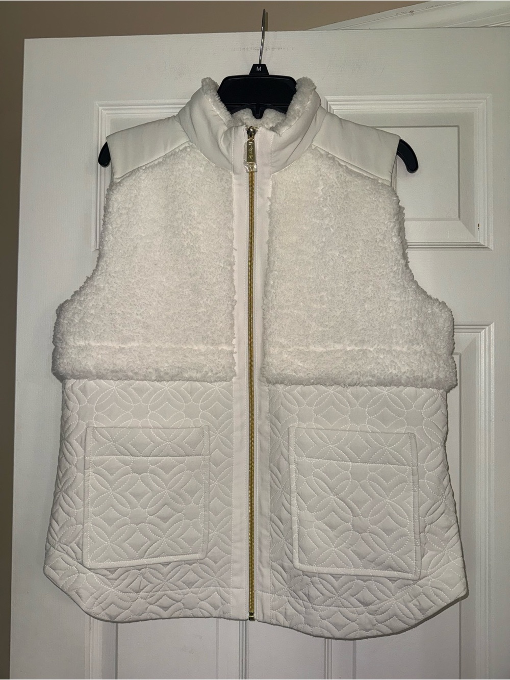 Lilly Pulitzer Women's Quilted & Sherpa Zip Vest